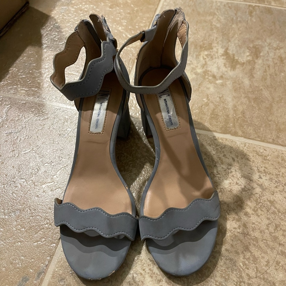 INC baby blue heels